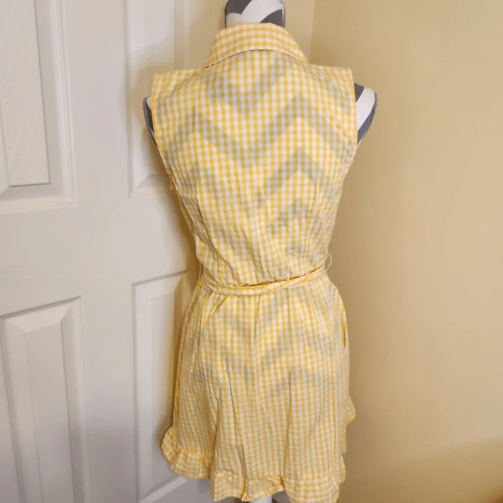 NWT Gingham Shirt Dress S - Picture 4 of 8